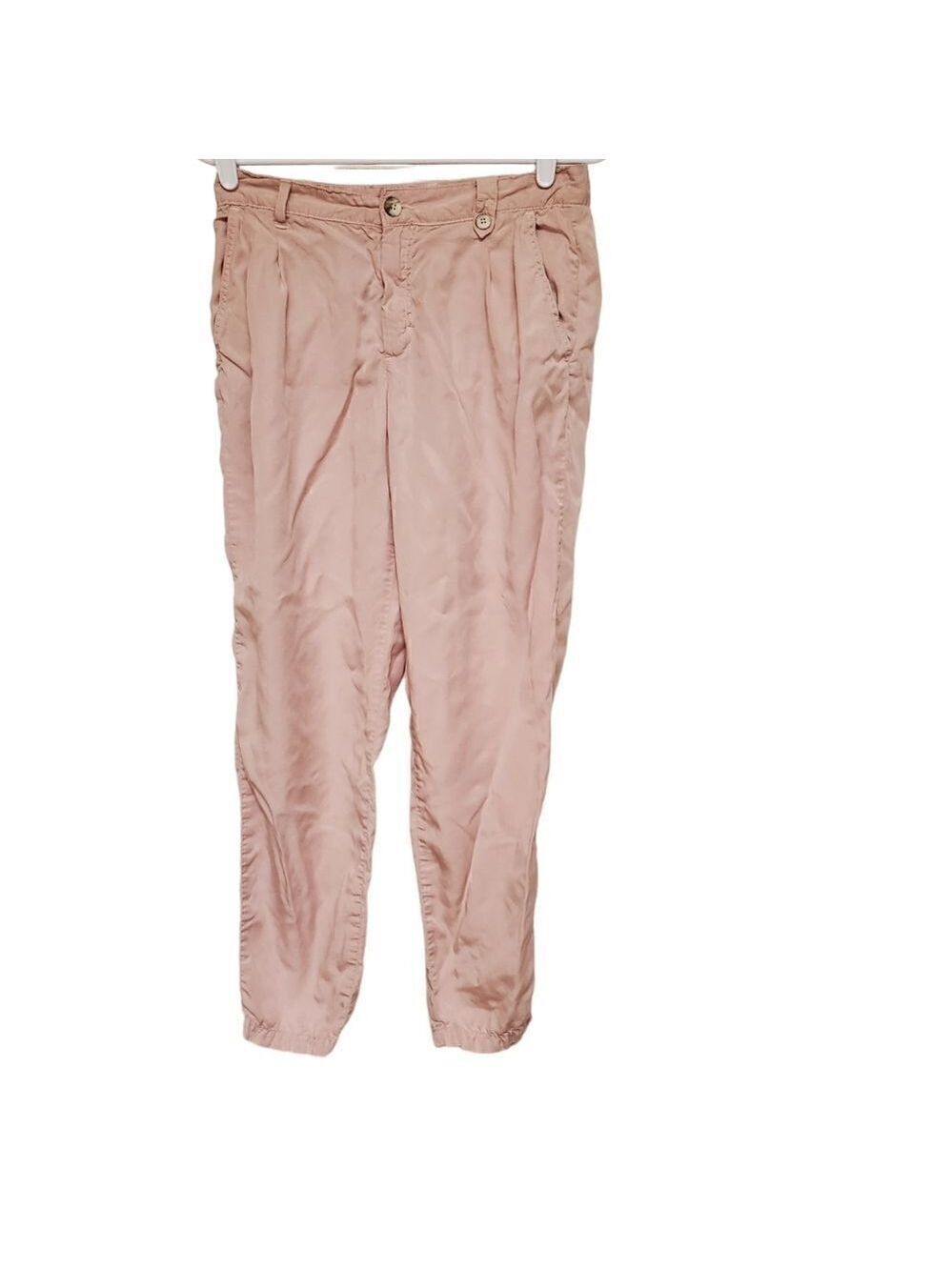 Zara Lyocell Blend Pink Jogger Pants Size 4